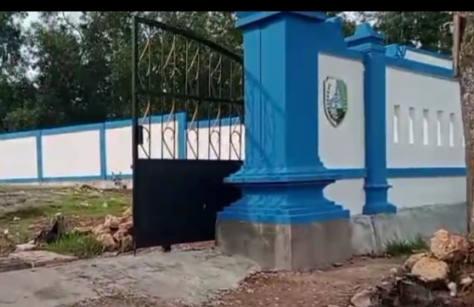 Foto: Pagar Sekolah UPTD SDN Bringin 1